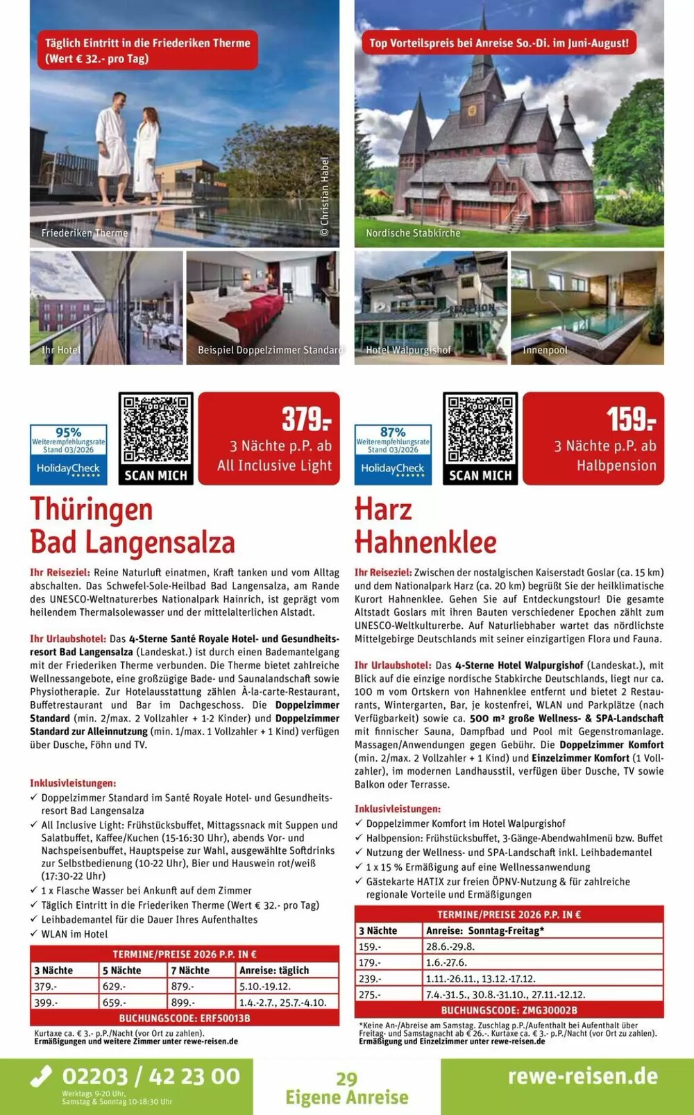 REWE Reisen Prospekt (ab 28.03.2026) zum Blättern - Seite 29