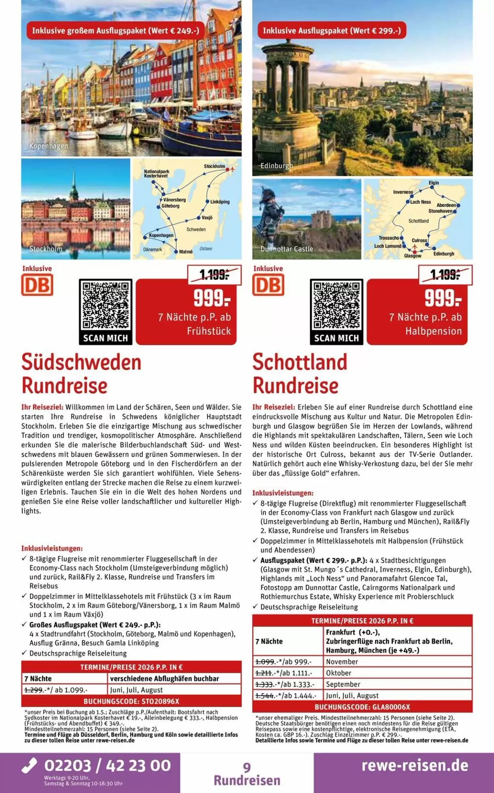 REWE Reisen Prospekt (ab 28.03.2026) zum Blättern - Seite 9