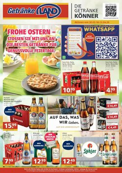 Getränkeland Prospekt (ab 29.03.2026) zum Blättern