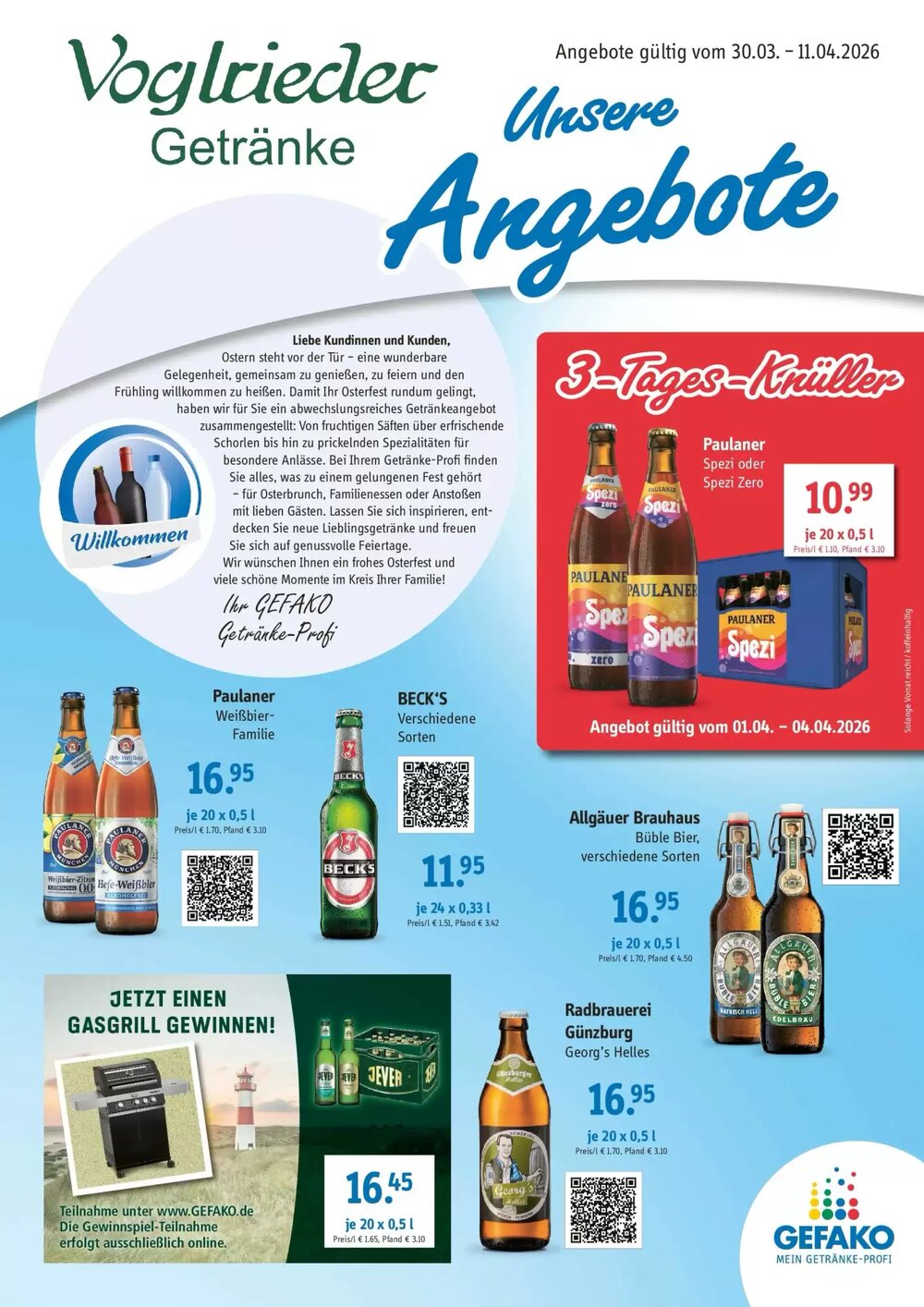 Gefako Prospekt (ab 29.03.2026) zum Blättern - Seite 1