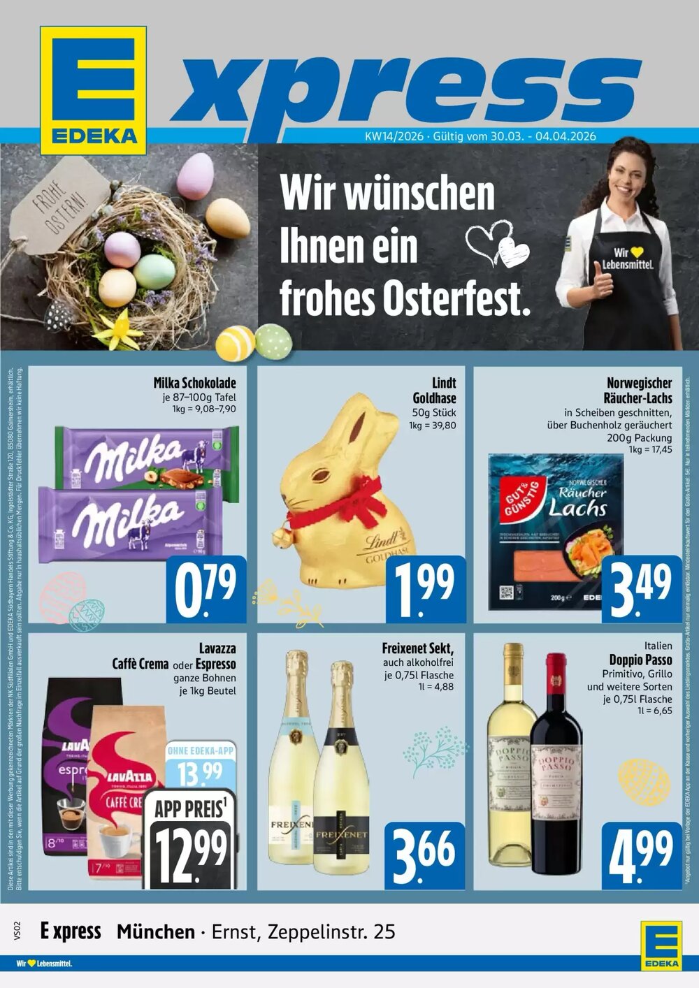 Edeka Xpress Prospekt (ab 29.03.2026) zum Blättern - Seite 1