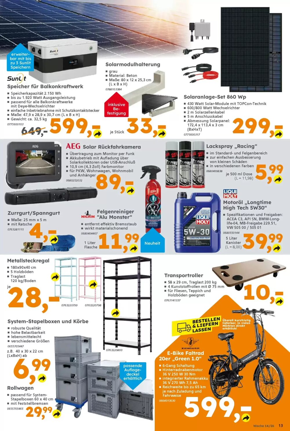 Globus Baumarkt Prospekt (ab 29.03.2026) zum Blättern - Seite 13