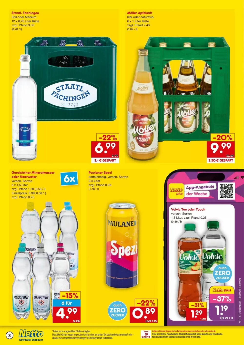 Netto Getränke Discount Prospekt (ab 29.03.2026) zum Blättern - Seite 3