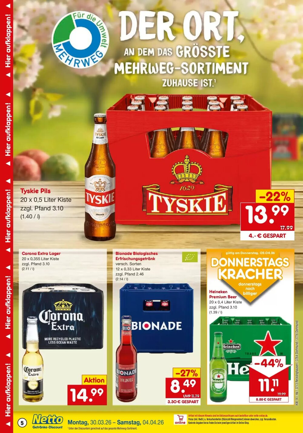 Netto Getränke Discount Prospekt (ab 29.03.2026) zum Blättern - Seite 5