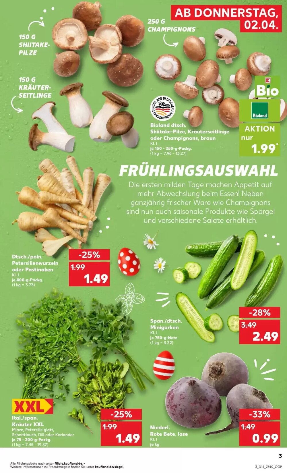 Kaufland Prospekt (ab 29.03.2026) zum Blättern - Seite 17