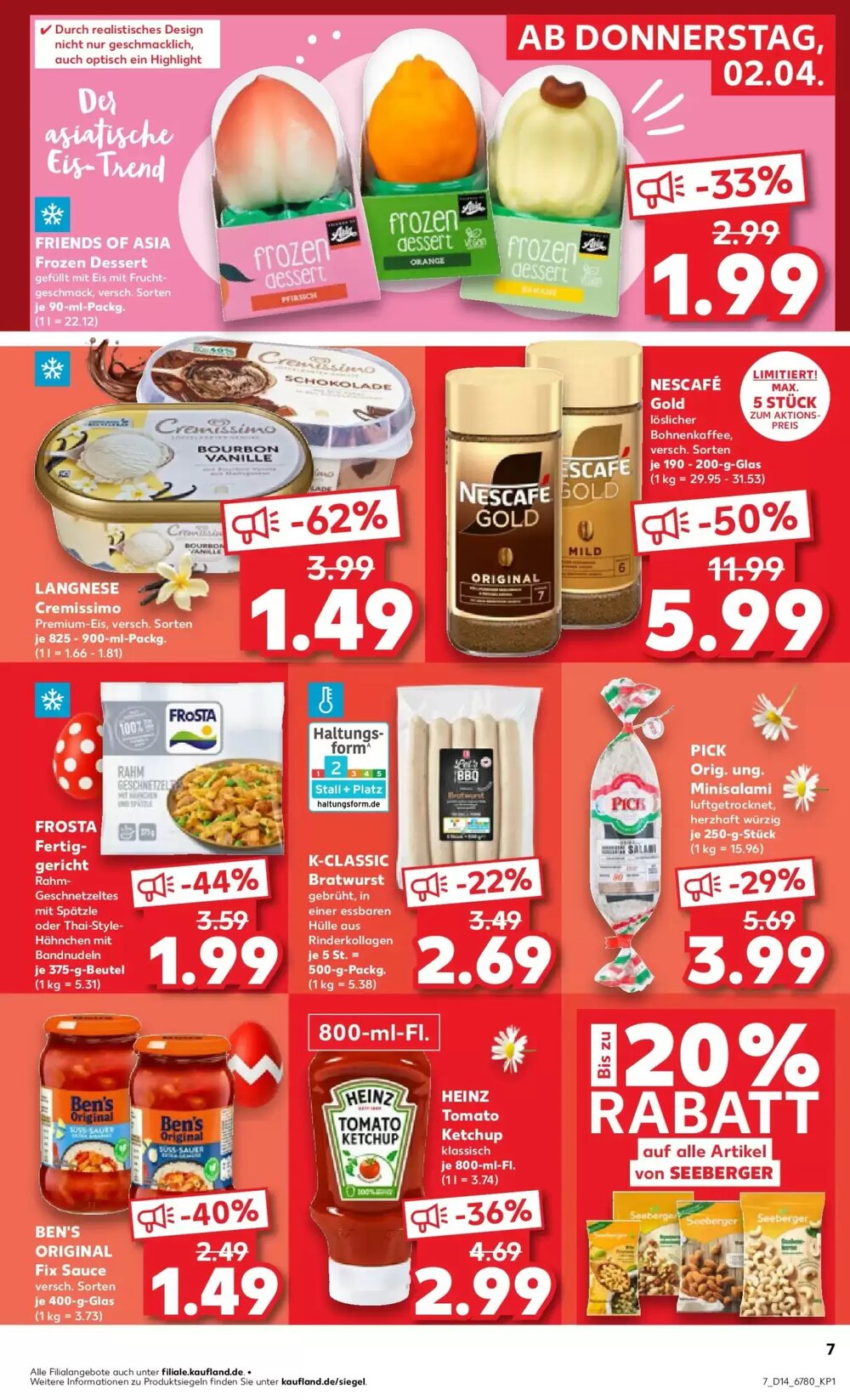 Kaufland Prospekt (ab 29.03.2026) zum Blättern - Seite 21