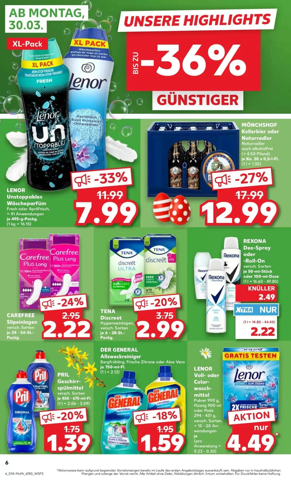 Kaufland Prospekt (ab 29.03.2026) zum Blättern - Seite 6