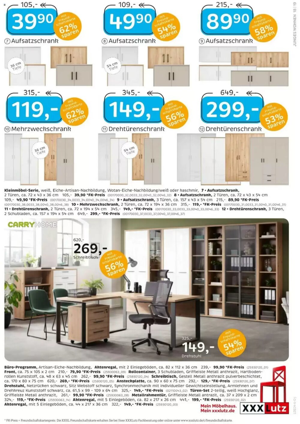 XXXLutz Prospekt (ab 29.03.2026) zum Blättern - Seite 19