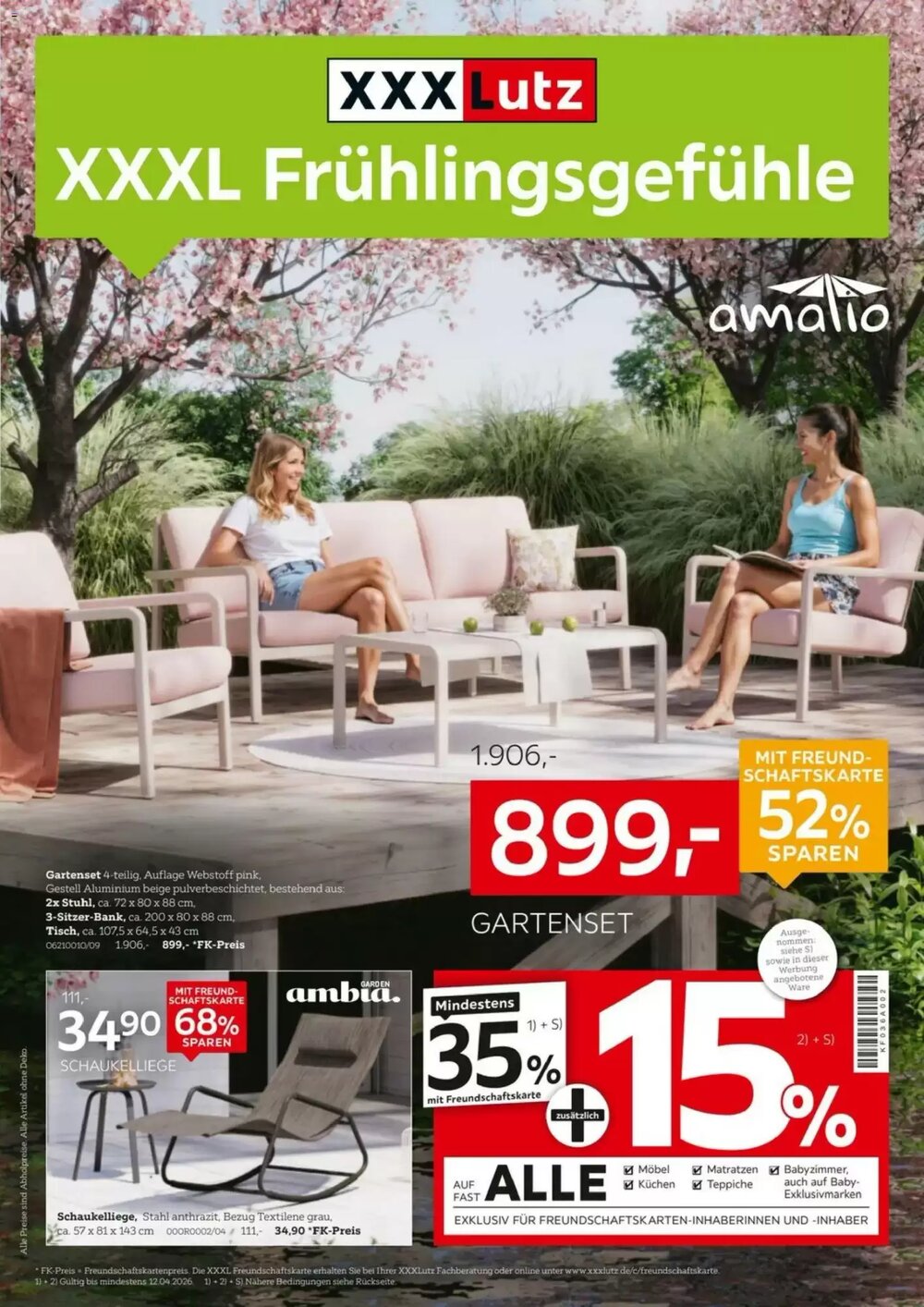 XXXLutz Prospekt (ab 29.03.2026) zum Blättern - Seite 1