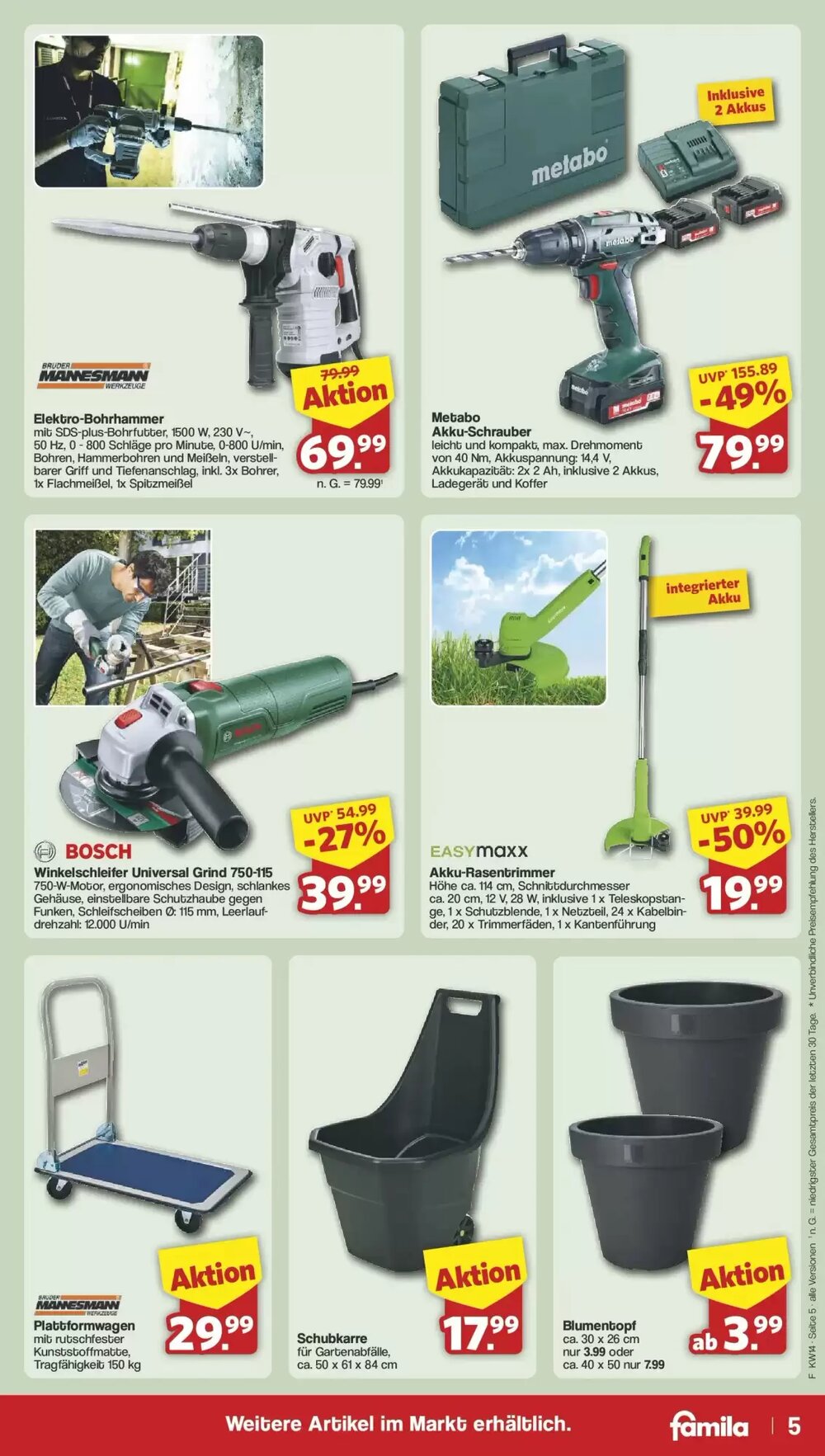 Famila Nord West Prospekt (ab 29.03.2026) zum Blättern - Seite 5