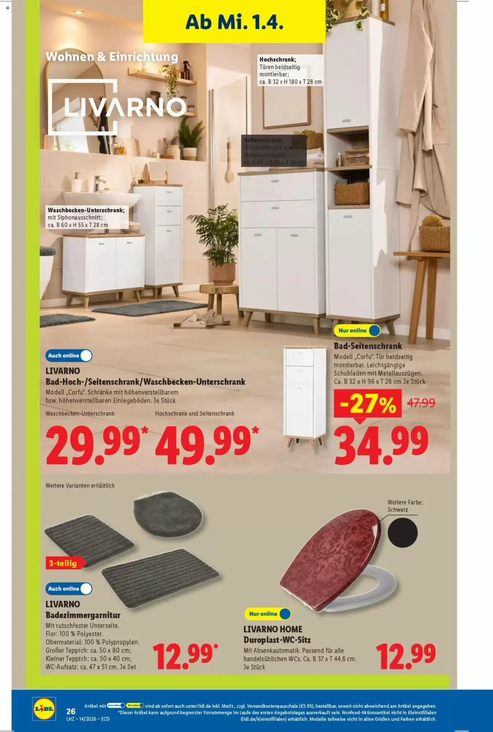 Lidl Prospekt (ab 30.03.2026) zum Blättern - Seite 20