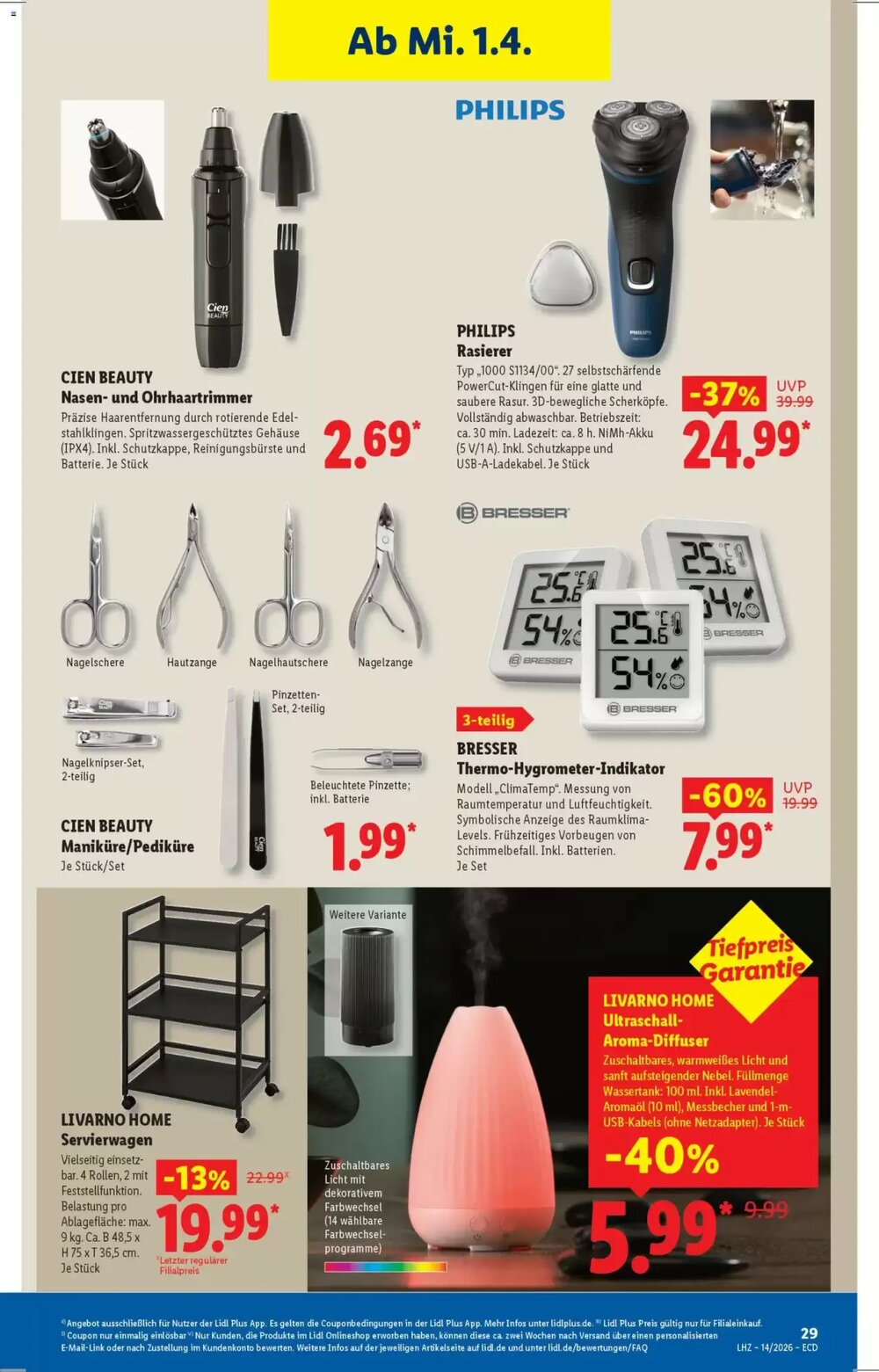 Lidl Prospekt (ab 30.03.2026) zum Blättern - Seite 23