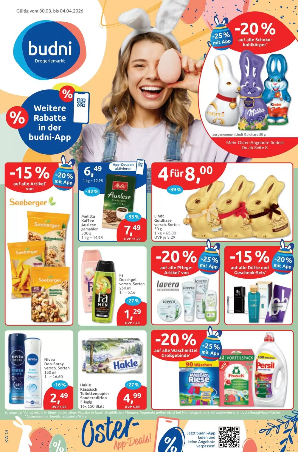 Budni Prospekt (ab 30.03.2026) zum Blättern - Seite 1