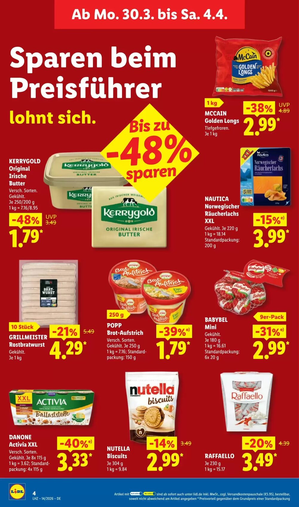 Lidl Prospekt (ab 30.03.2026) zum Blättern - Seite 14