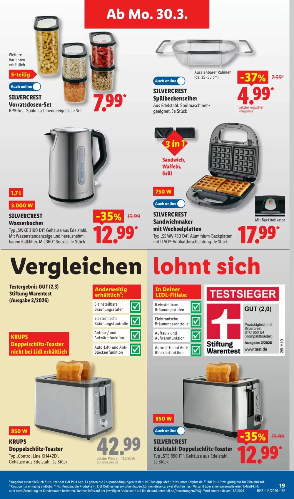 Lidl Prospekt (ab 30.03.2026) zum Blättern - Seite 39