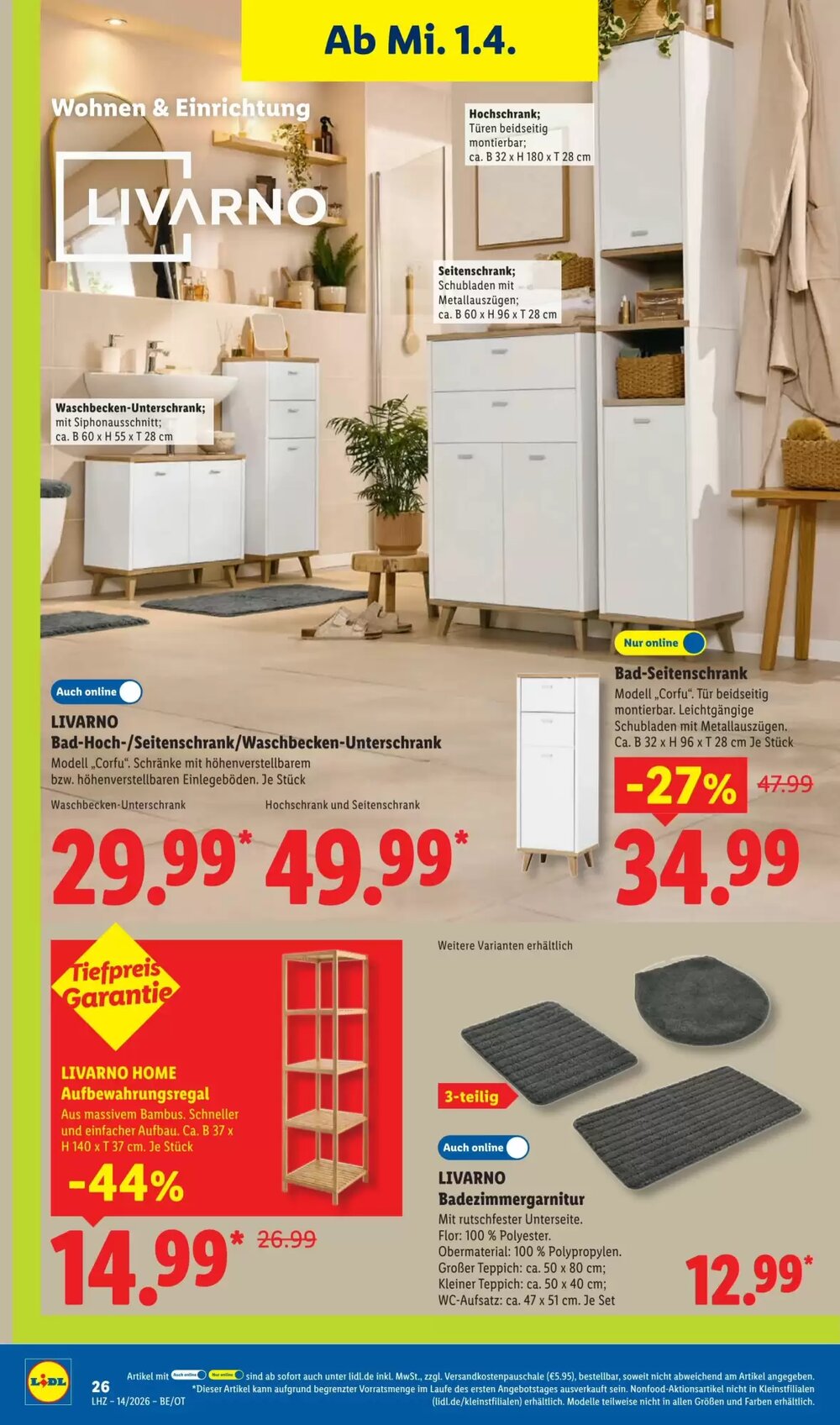 Lidl Prospekt (ab 30.03.2026) zum Blättern - Seite 50
