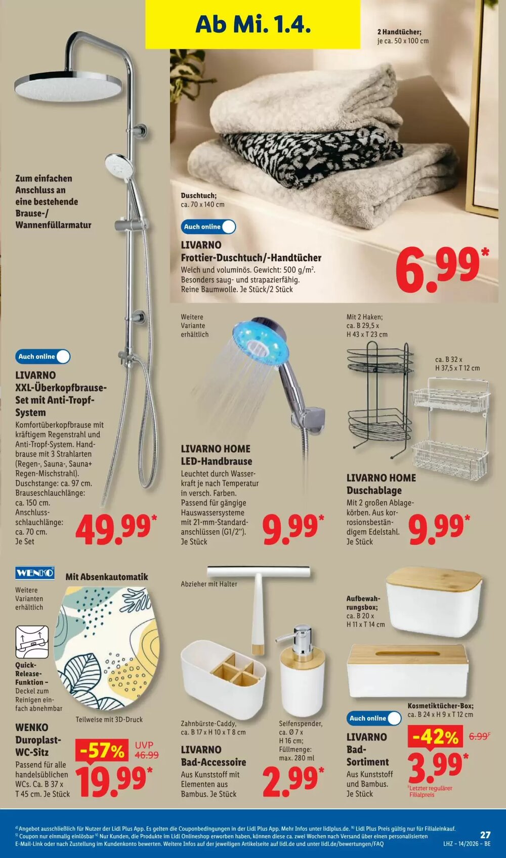 Lidl Prospekt (ab 30.03.2026) zum Blättern - Seite 51