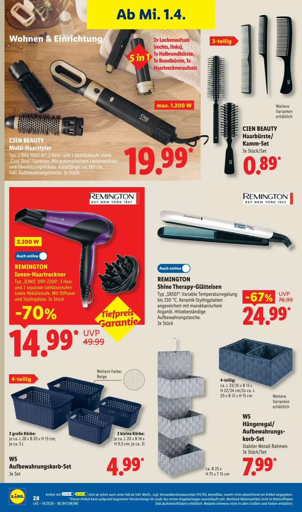 Lidl Prospekt (ab 30.03.2026) zum Blättern - Seite 52