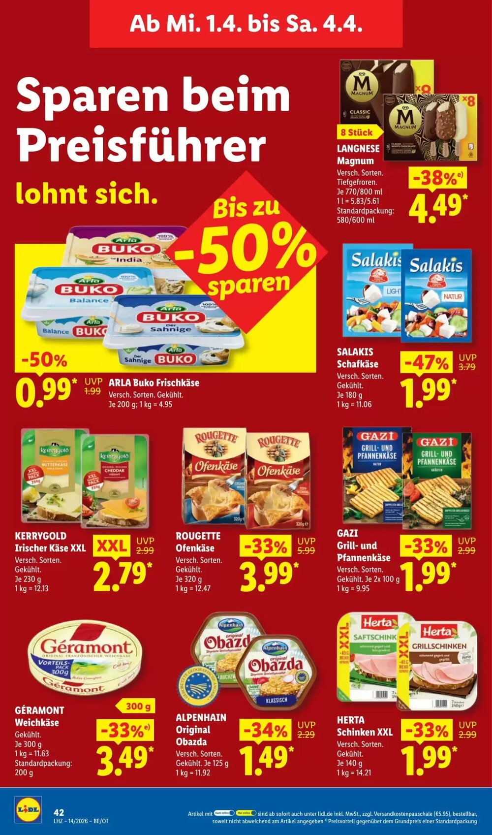 Lidl Prospekt (ab 30.03.2026) zum Blättern - Seite 66