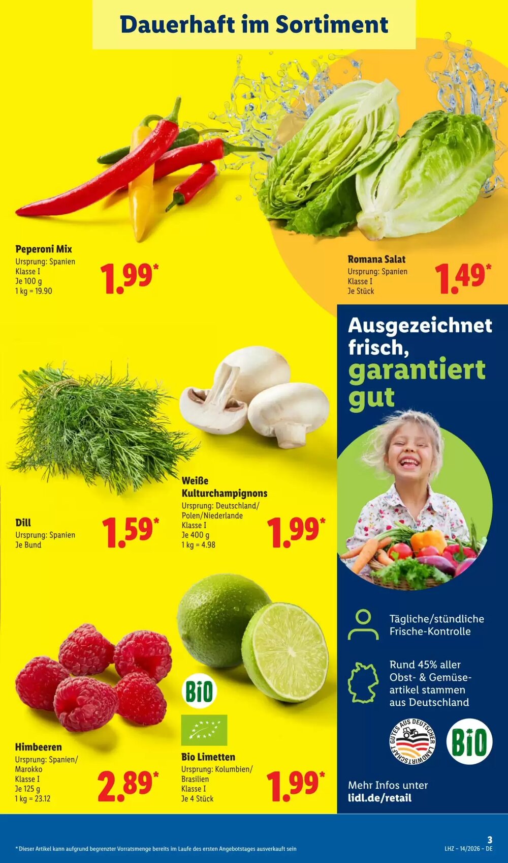 Lidl Prospekt (ab 30.03.2026) zum Blättern - Seite 9