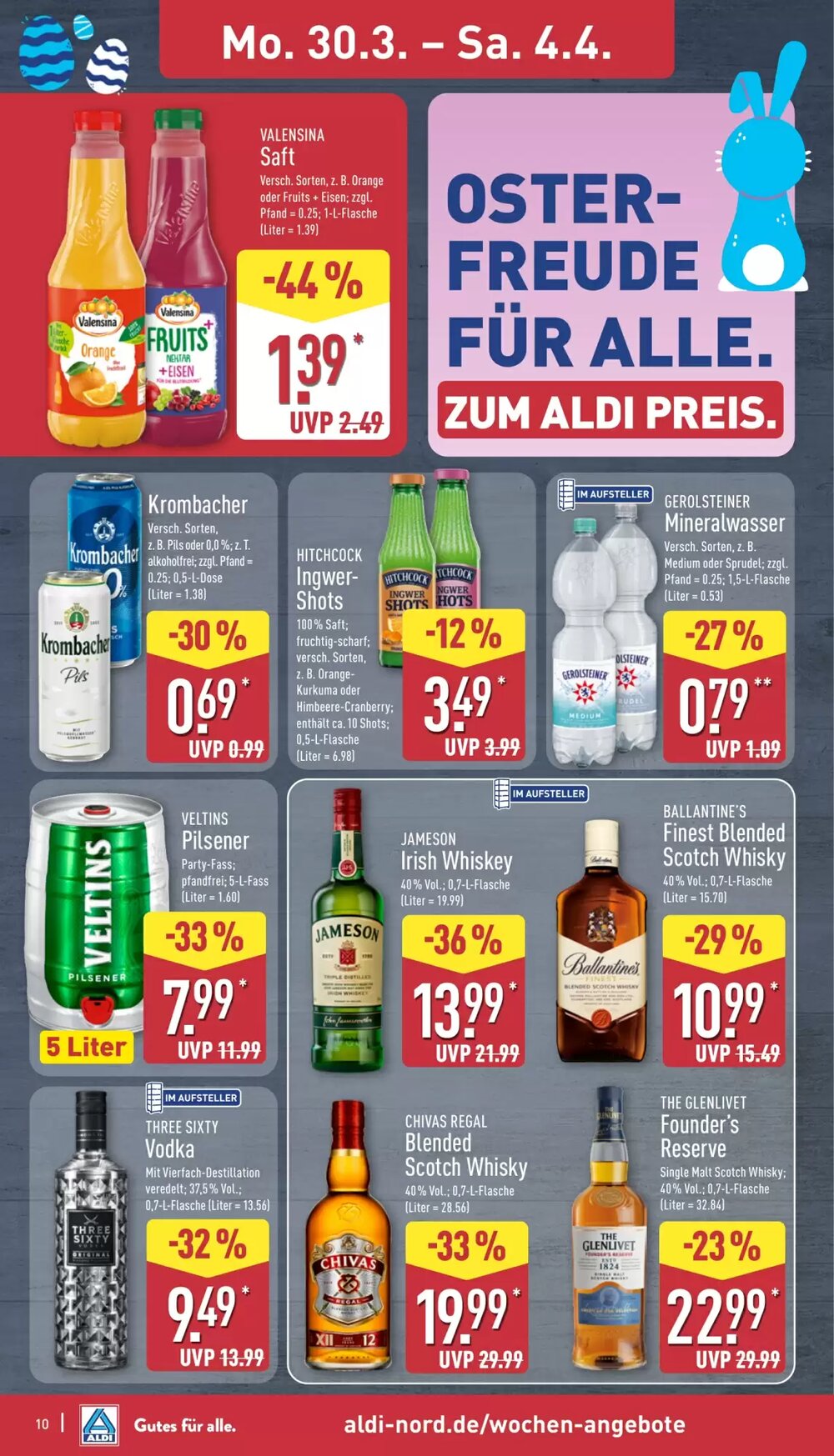 Aldi Nord Prospekt (ab 30.03.2026) zum Blättern - Seite 10