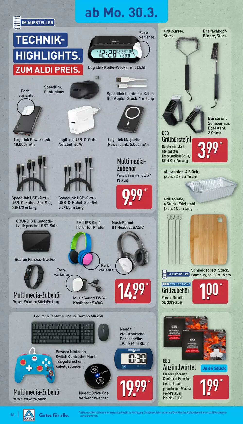 Aldi Nord Prospekt (ab 30.03.2026) zum Blättern - Seite 17