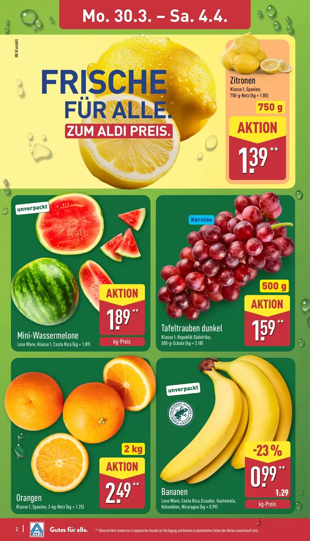 Aldi Nord Prospekt (ab 30.03.2026) zum Blättern - Seite 2