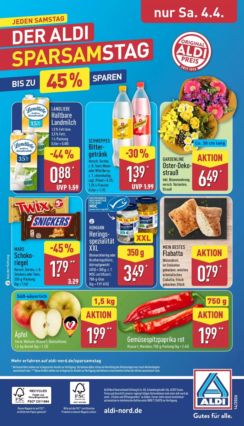 Aldi Nord Prospekt (ab 30.03.2026) zum Blättern - Seite 37