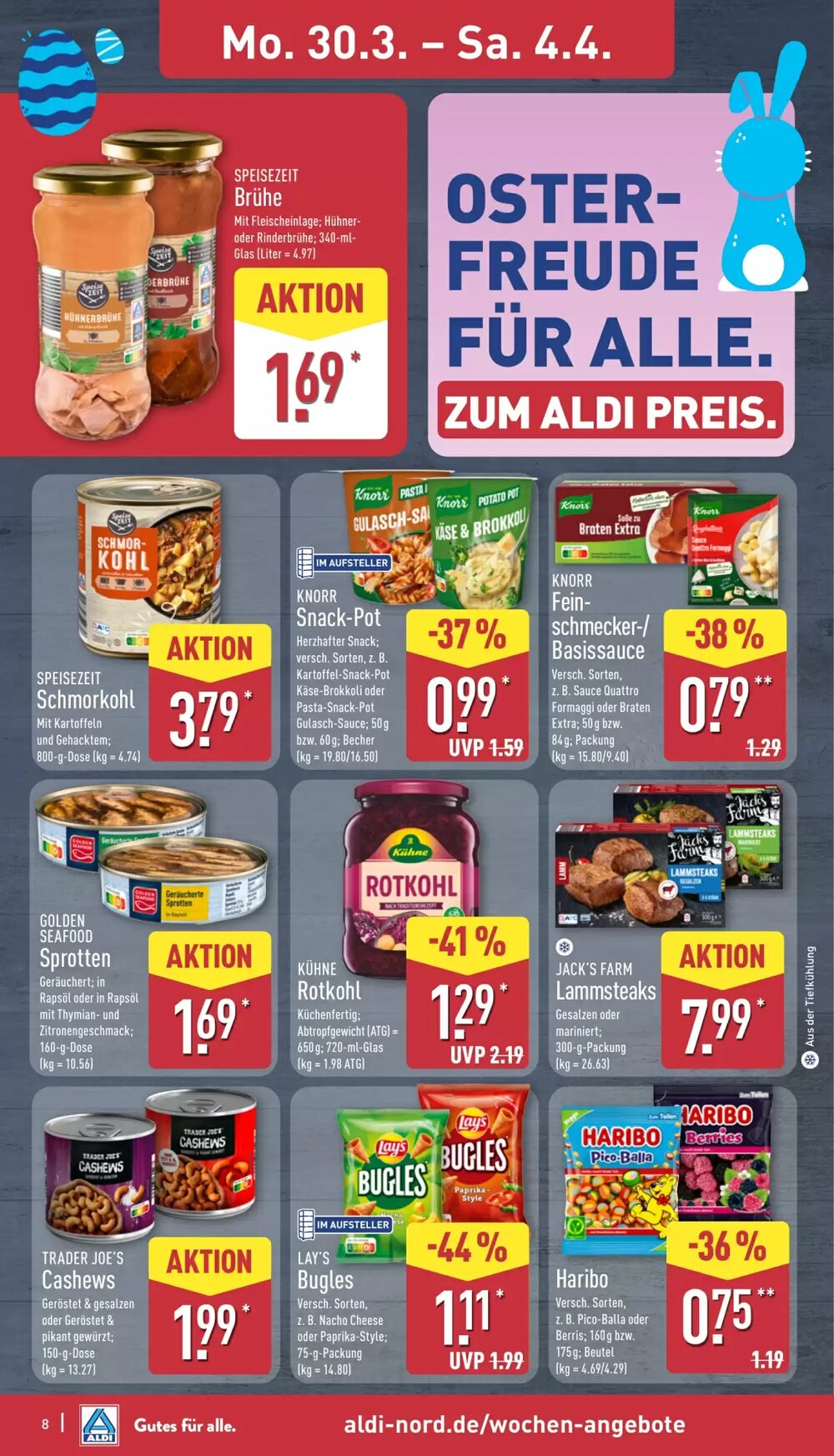 Aldi Nord Prospekt (ab 30.03.2026) zum Blättern - Seite 8