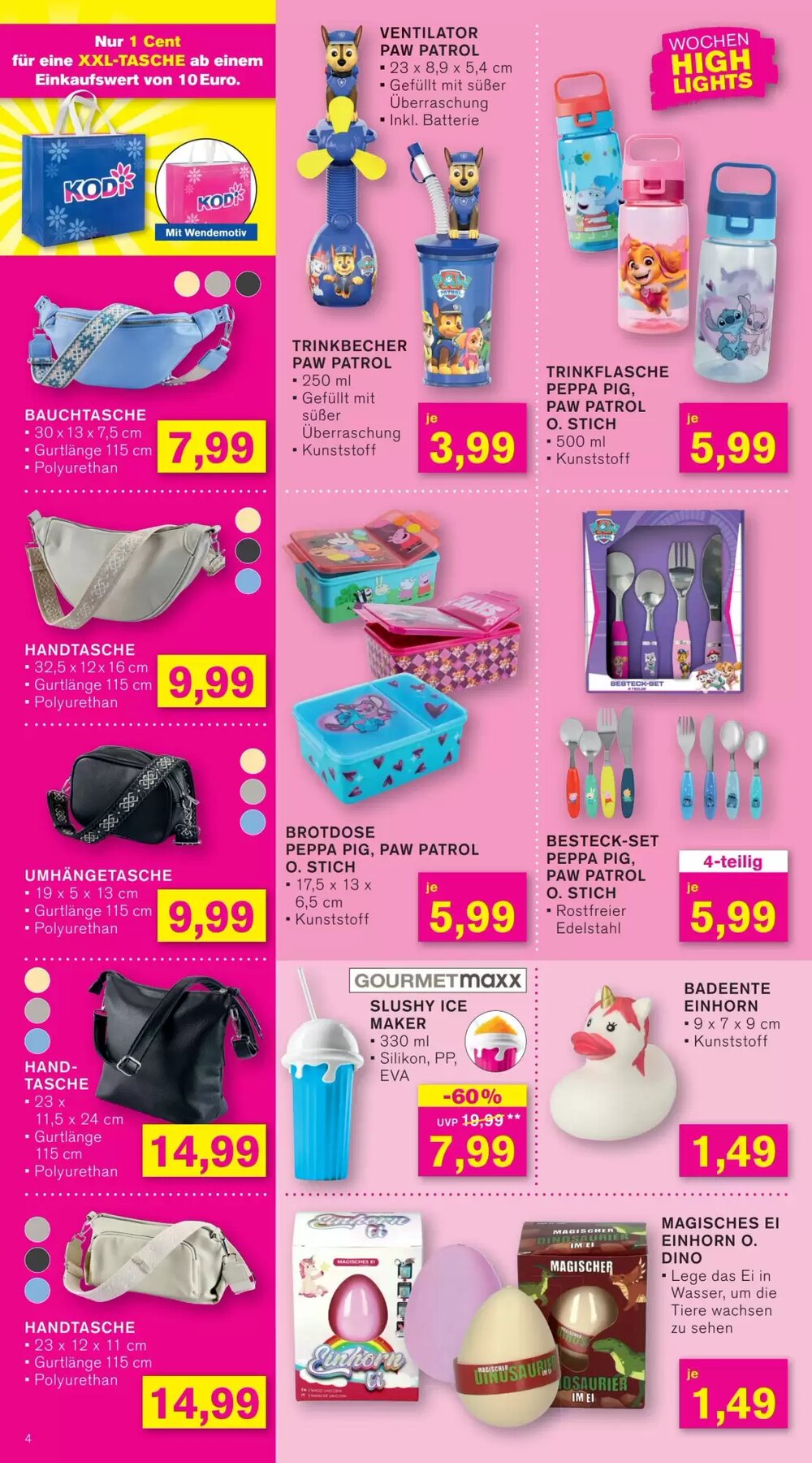 KODi Prospekt (ab 30.03.2026) zum Blättern - Seite 4