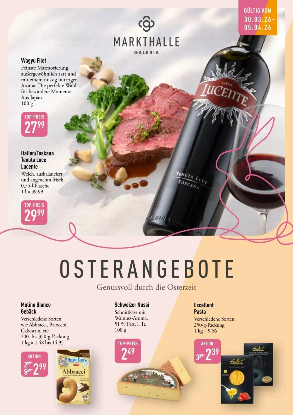 Galeria Markthalle Prospekt (ab 30.03.2026) zum Blättern - Seite 1