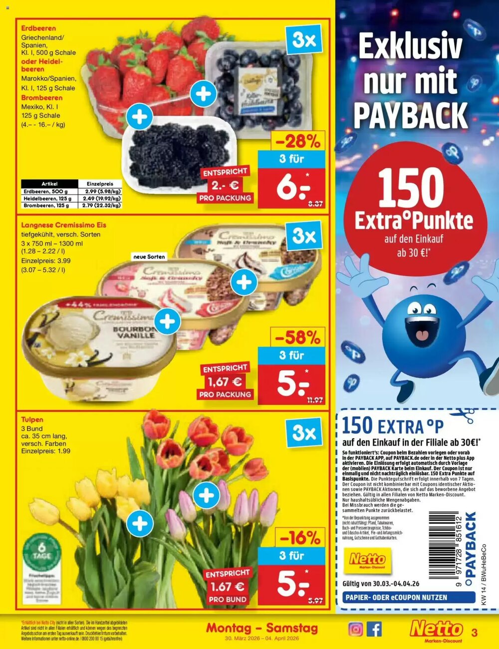 Netto Marken-Discount Prospekt (ab 30.03.2026) zum Blättern - Seite 3