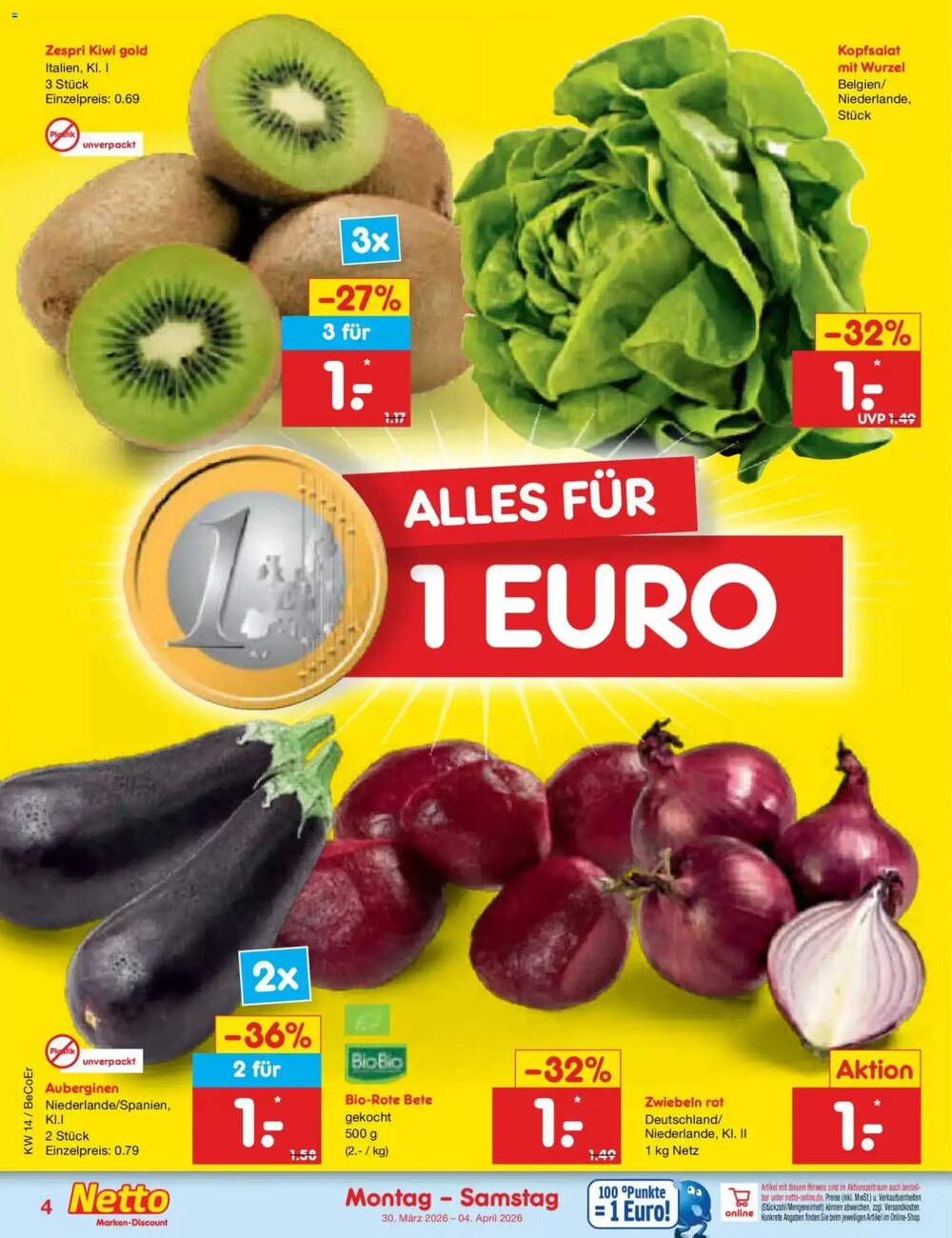 Netto Marken-Discount Prospekt (ab 30.03.2026) zum Blättern - Seite 4