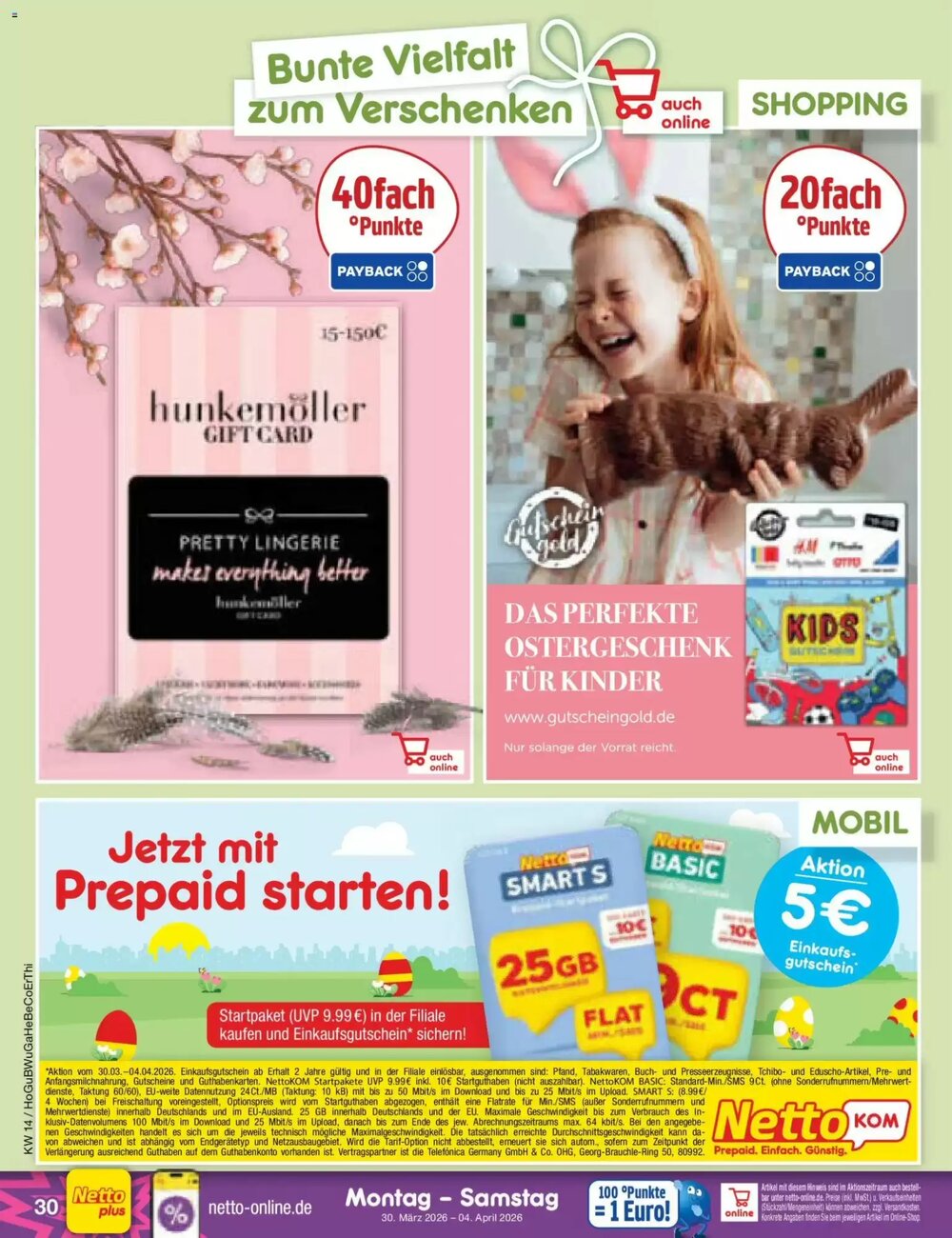 Netto Marken-Discount Prospekt (ab 30.03.2026) zum Blättern - Seite 44