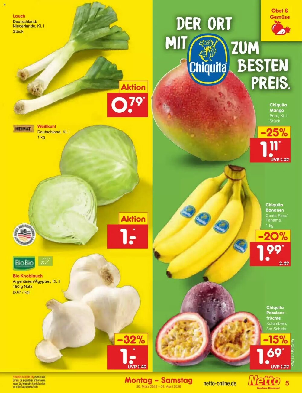 Netto Marken-Discount Prospekt (ab 30.03.2026) zum Blättern - Seite 5