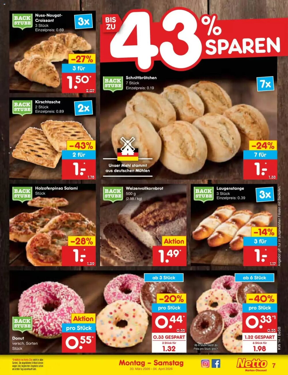 Netto Marken-Discount Prospekt (ab 30.03.2026) zum Blättern - Seite 7