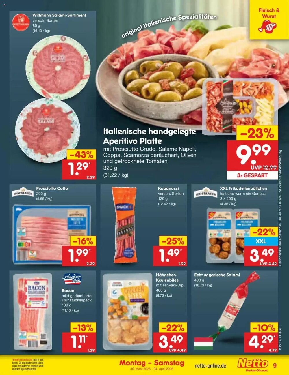 Netto Marken-Discount Prospekt (ab 30.03.2026) zum Blättern - Seite 9