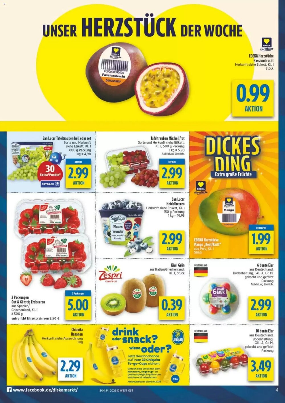 diska Prospekt (ab 30.03.2026) zum Blättern - Seite 4