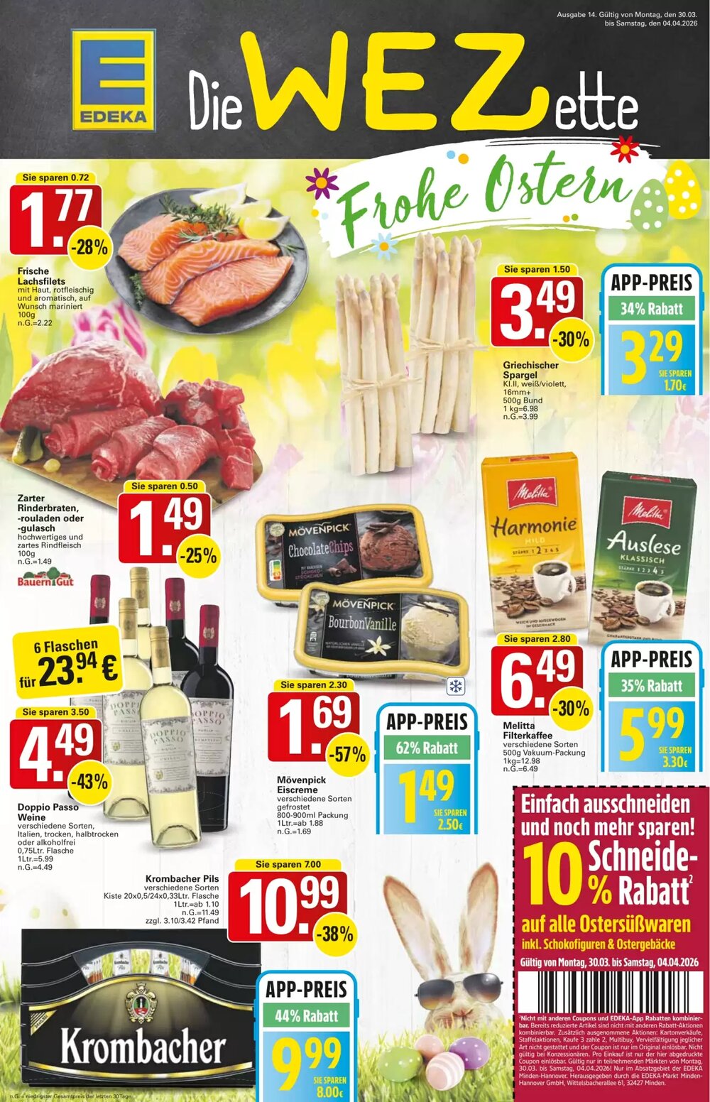 WEZ Prospekt (ab 30.03.2026) zum Blättern - Seite 1