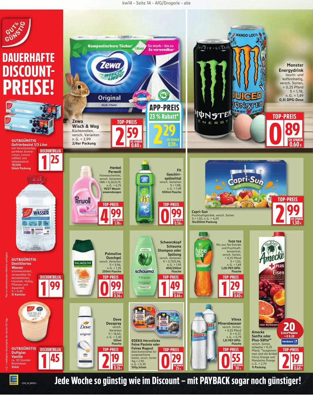 Edeka Prospekt (ab 30.03.2026) zum Blättern - Seite 14