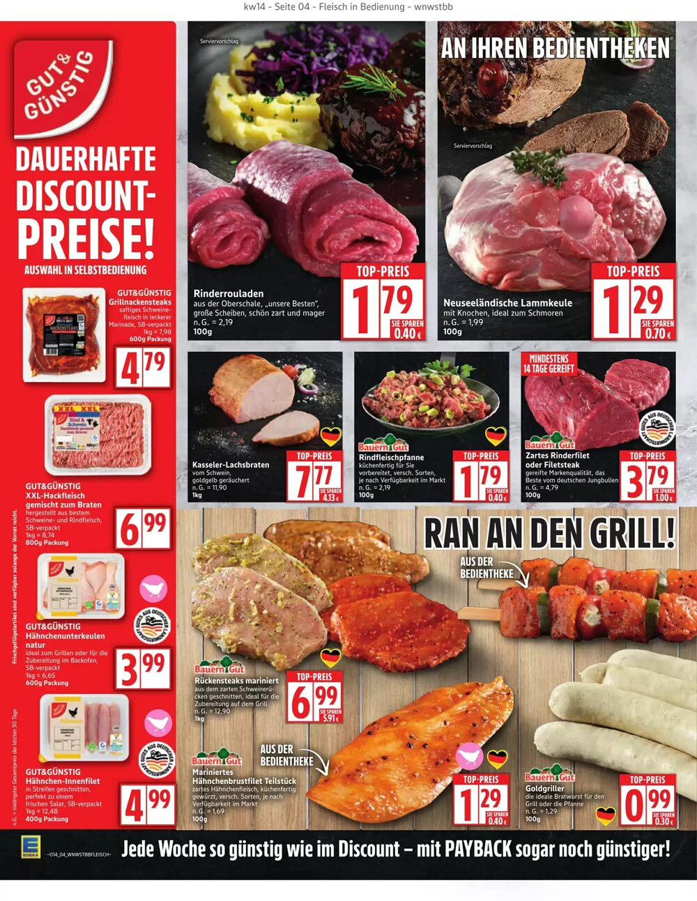 Edeka Prospekt (ab 30.03.2026) zum Blättern - Seite 4