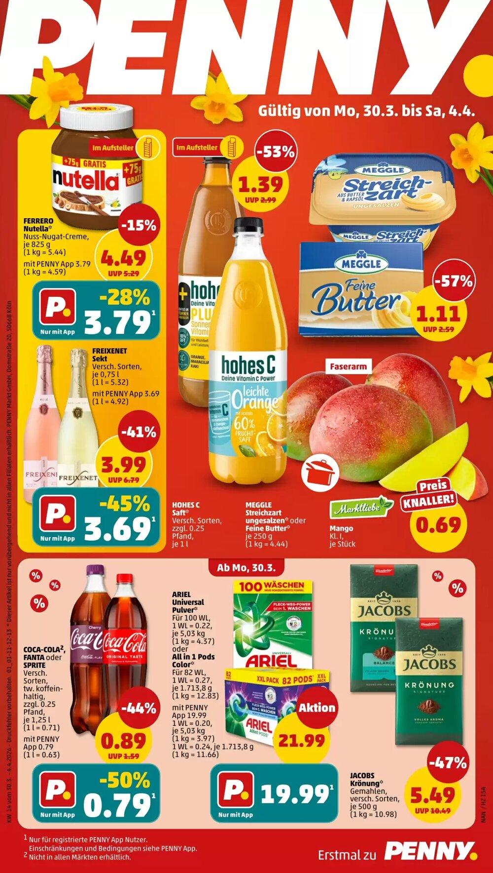 PENNY Prospekt (ab 30.03.2026) zum Blättern - Seite 1