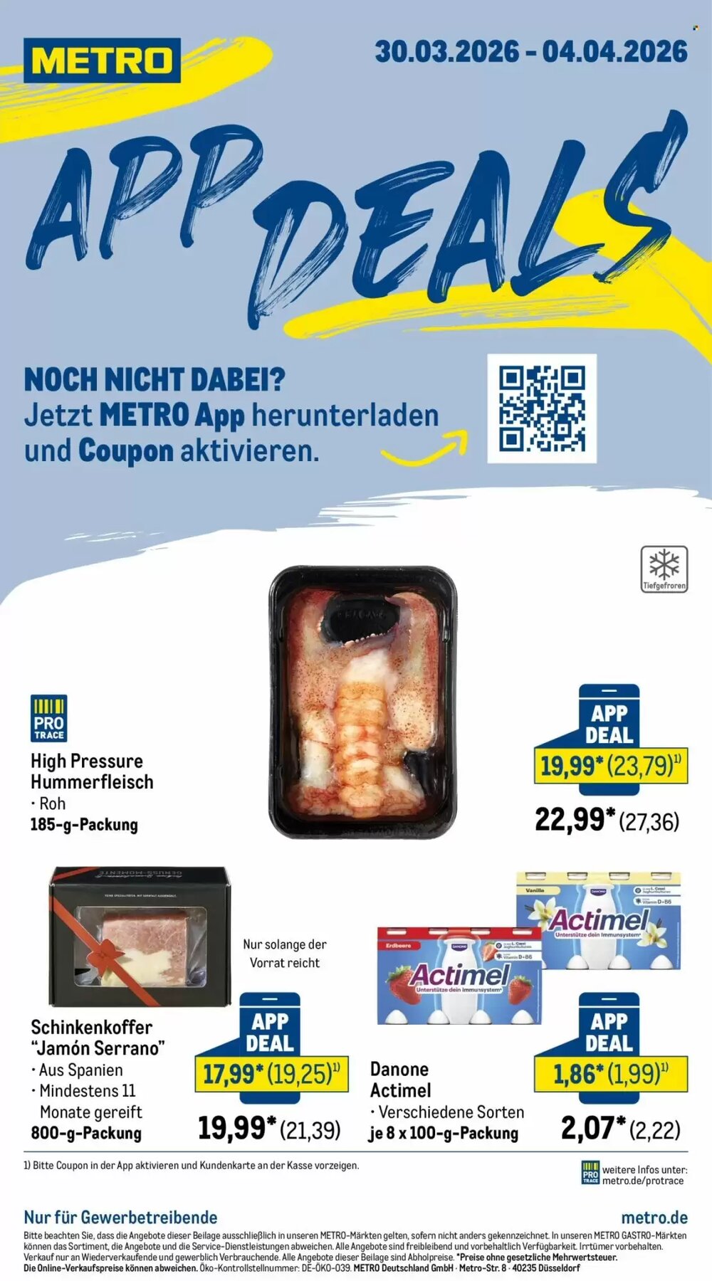 METRO Prospekt (ab 30.03.2026) zum Blättern - Seite 1