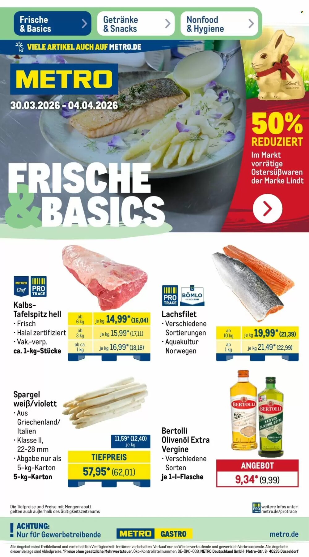 METRO Prospekt (ab 30.03.2026) zum Blättern - Seite 1