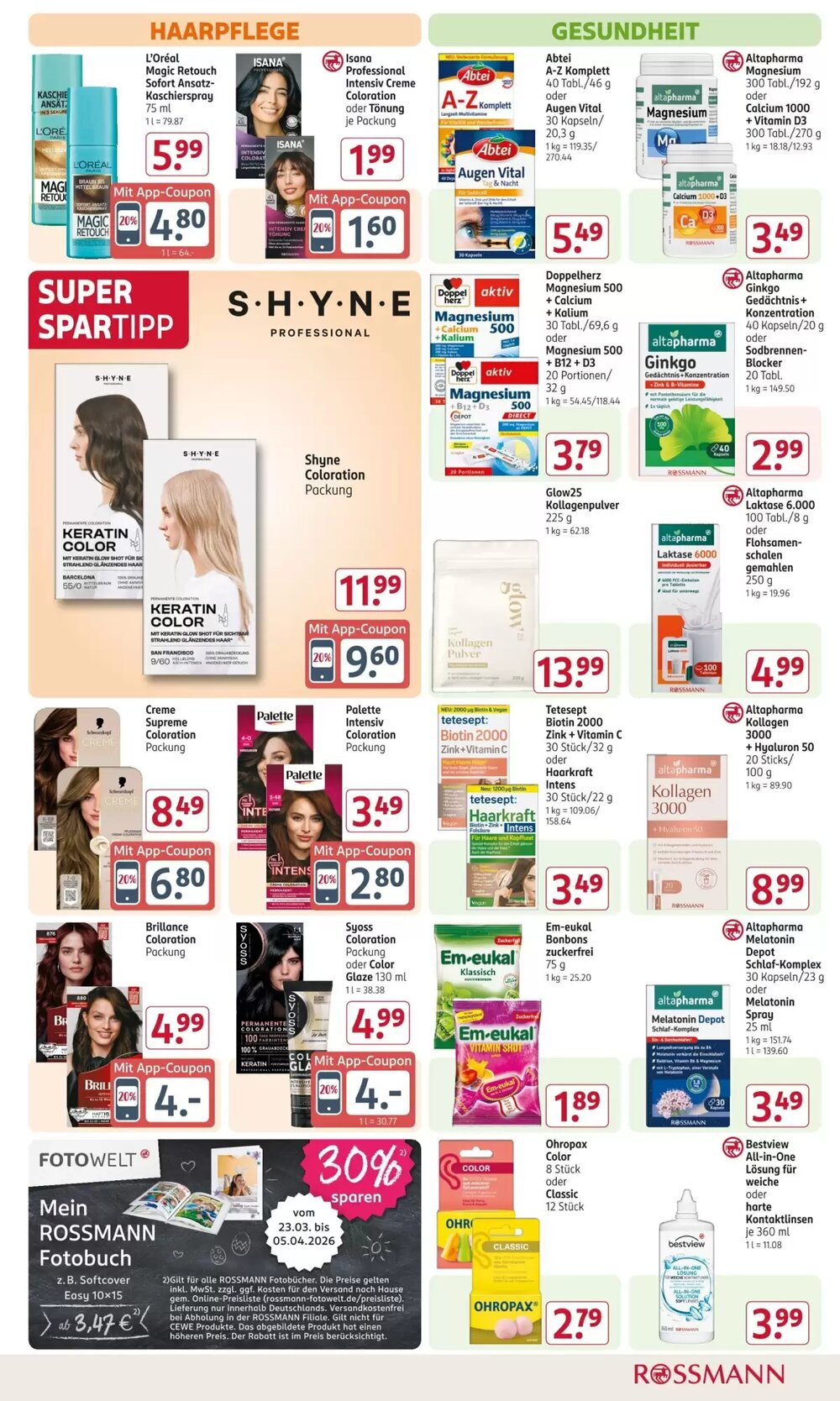 Rossmann Prospekt (ab 30.03.2026) zum Blättern - Seite 18