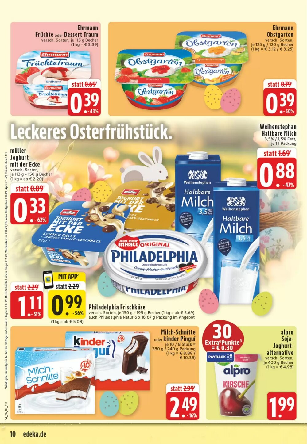 EDEKA Vogl Prospekt (ab 30.03.2026) zum Blättern - Seite 10
