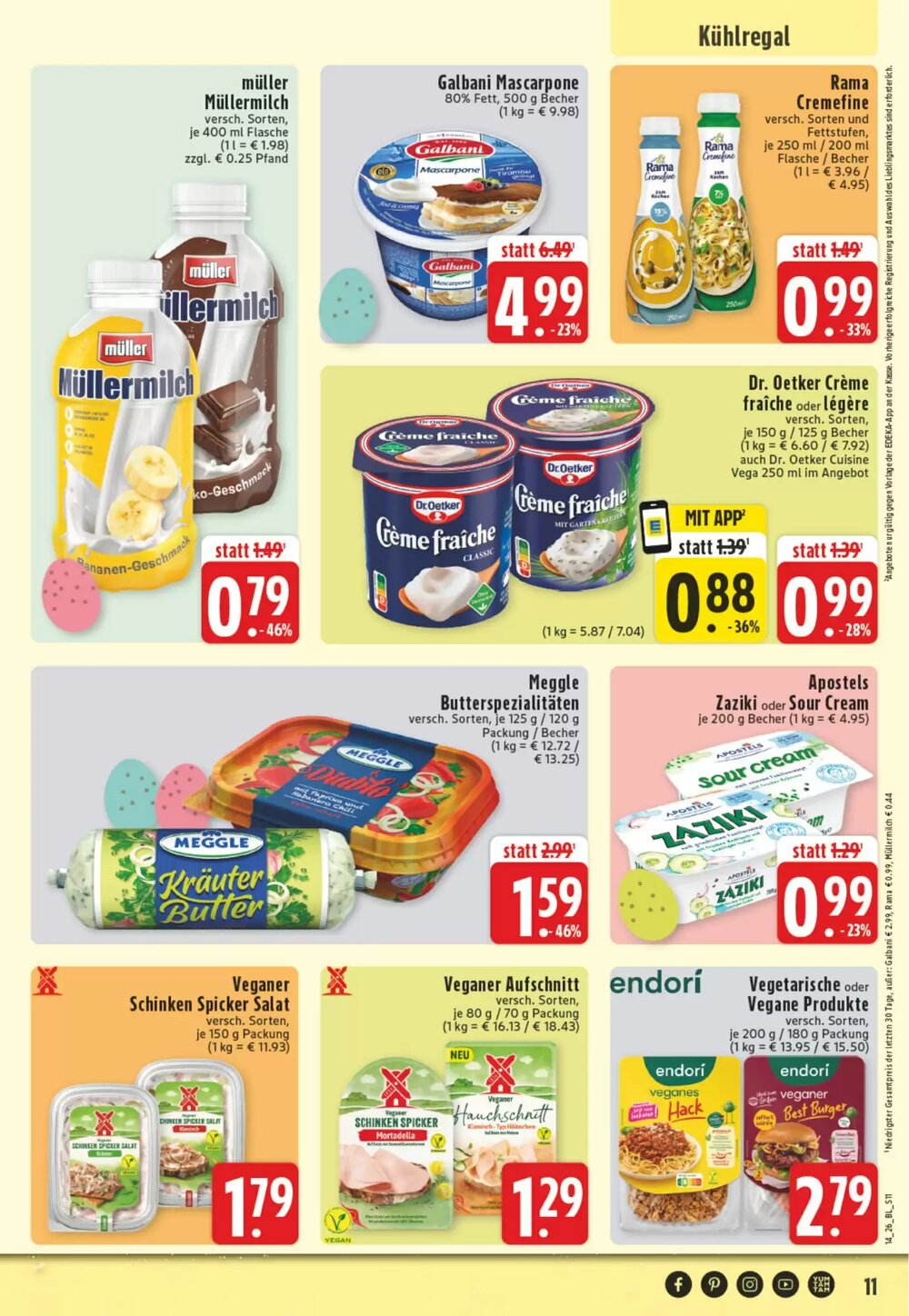 EDEKA Vogl Prospekt (ab 30.03.2026) zum Blättern - Seite 11