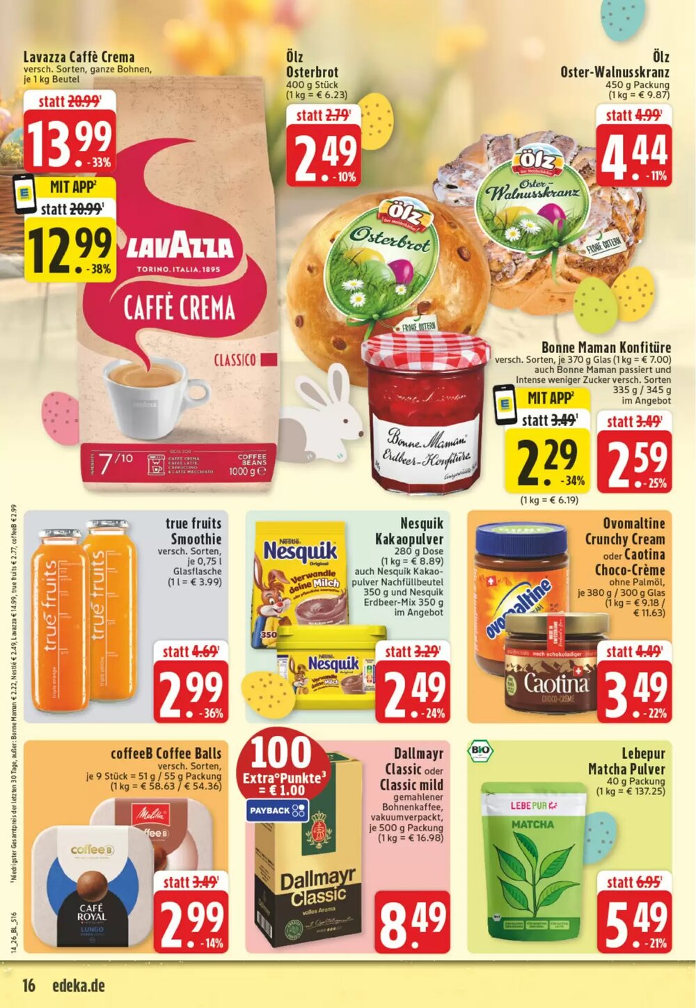 EDEKA Vogl Prospekt (ab 30.03.2026) zum Blättern - Seite 16