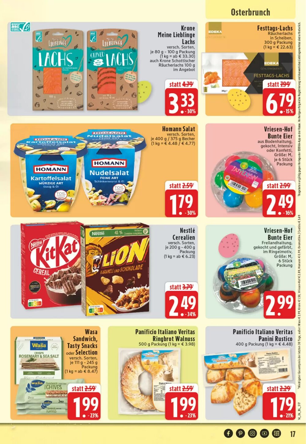 EDEKA Vogl Prospekt (ab 30.03.2026) zum Blättern - Seite 17
