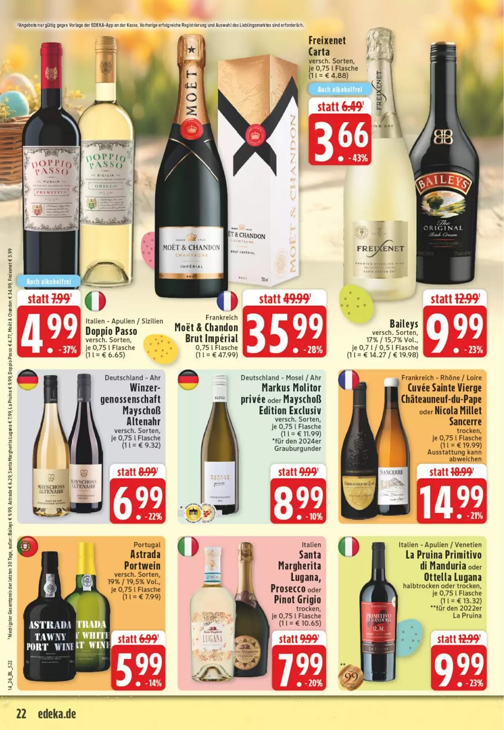 EDEKA Vogl Prospekt (ab 30.03.2026) zum Blättern - Seite 22